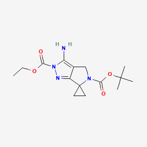 molecular formula C15H22N4O4 B11766868 5'-tert-Butyl 2'-ethyl 