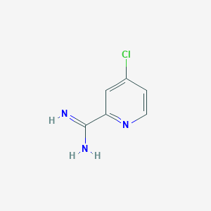 molecular formula C6H6ClN3 B11767042 4-Chloropicolinimidamide 