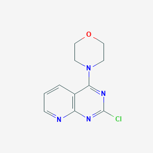molecular formula C11H11ClN4O B11767144 4-(2-Chloropyrido[2,3-d]pyrimidin-4-yl)morpholine 