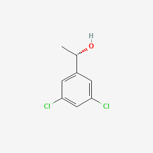 molecular formula C8H8Cl2O B11767148 (1S)-1-(3,5-dichlorophenyl)ethan-1-ol 