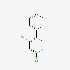 molecular formula C12H8BrCl B11767276 2-Bromo-4-chloro-1,1'-biphenyl 
