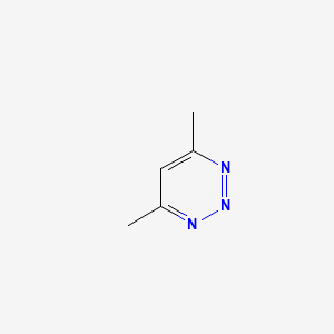 molecular formula C5H7N3 B11767535 4,6-Dimethyl-1,2,3-triazine CAS No. 77202-09-6
