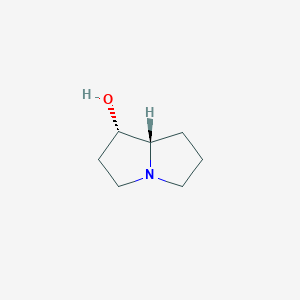 molecular formula C7H13NO B11767780 [S]-Hexahydro-pyrrolizin-1-ol CAS No. 63121-29-9