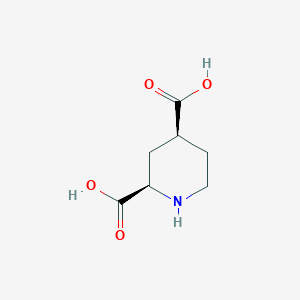 molecular formula C7H11NO4 B11767843 2,4-cis-Piperidine-2,4-dicarboxylic acid 