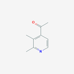 molecular formula C9H11NO B11767849 1-(2,3-Dimethylpyridin-4-YL)ethanone 
