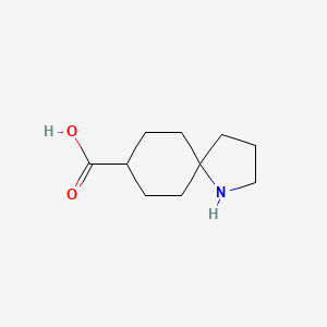 molecular formula C10H17NO2 B11767855 1-Azaspiro[4.5]decane-8-carboxylic acid 