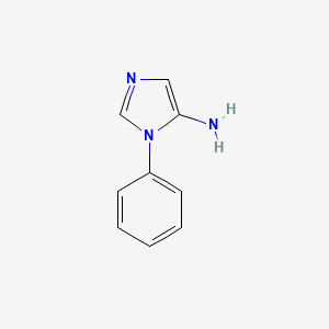 molecular formula C9H9N3 B11767870 1-Phenyl-1h-imidazol-5-amine 