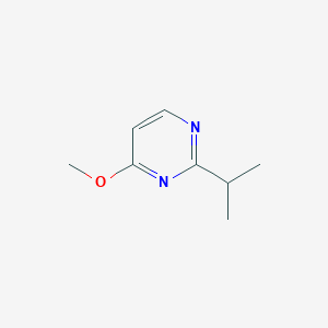 molecular formula C8H12N2O B11767901 2-Isopropyl-4-methoxypyrimidine 