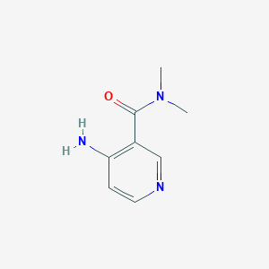 molecular formula C8H11N3O B11767958 4-Amino-N,N-dimethylnicotinamide CAS No. 89176-30-7