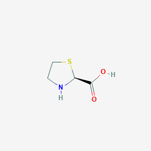 molecular formula C4H7NO2S B11768005 (2S)-1,3-thiazolidine-2-carboxylic acid 