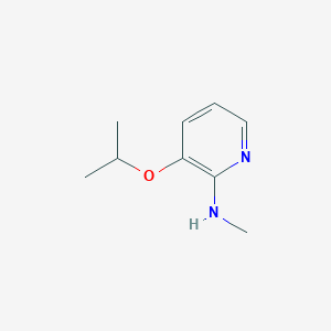 molecular formula C9H14N2O B11768046 (3-Isopropoxy-Pyridin-2-Yl)-Methyl-Amine 