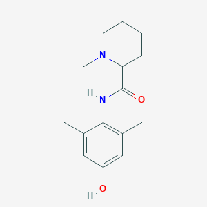 molecular formula C15H22N2O2 B117681 4'-Hydroxymepivacaine CAS No. 616-66-0