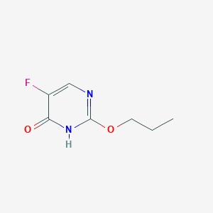 molecular formula C7H9FN2O2 B11768150 5-Fluoro-2-propoxypyrimidin-4(3H)-one 