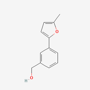 molecular formula C12H12O2 B11768365 (3-(5-Methylfuran-2-yl)phenyl)methanol CAS No. 773872-95-0