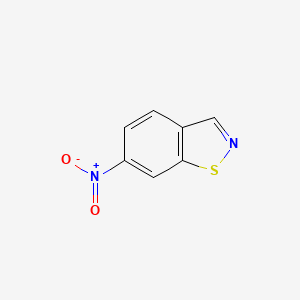 molecular formula C7H4N2O2S B11768459 6-Nitrobenzo[d]isothiazole 