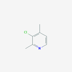 molecular formula C7H8ClN B11768535 3-Chloro-2,4-dimethylpyridine 