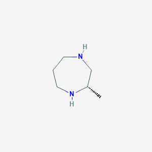 molecular formula C6H14N2 B11768610 (2S)-2-Methyl-1,4-diazepane 
