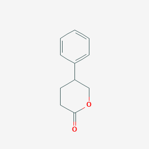 molecular formula C11H12O2 B11768661 5-Phenyloxan-2-one CAS No. 62618-74-0