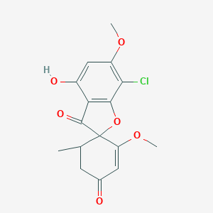 molecular formula C₁₆H₁₅ClO₆ B117687 Desmethylgriseofulvin CAS No. 5128-41-6