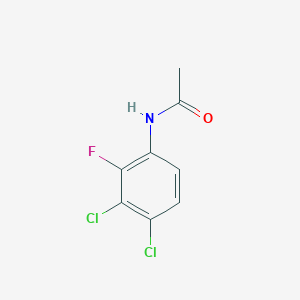 molecular formula C8H6Cl2FNO B11768834 N-(3,4-Dichloro-2-fluorophenyl)acetamide 