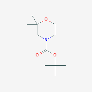 molecular formula C11H21NO3 B11768865 Tert-butyl 2,2-dimethylmorpholine-4-carboxylate 