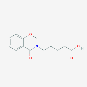 molecular formula C13H15NO4 B11768872 5-(4-Oxo-2H-benzo[e][1,3]oxazin-3(4H)-yl)pentanoic acid CAS No. 886501-95-7