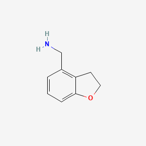 molecular formula C9H11NO B11768960 (2,3-Dihydrobenzofuran-4-yl)methanamine 