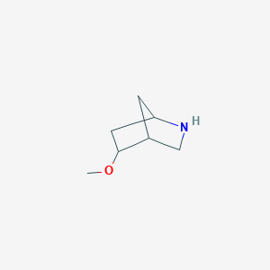 molecular formula C7H13NO B11769014 5-Methoxy-2-azabicyclo[2.2.1]heptane 