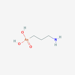 molecular formula C3H10AsNO3 B117691 3-Aminopropylarsonic acid CAS No. 142352-13-4