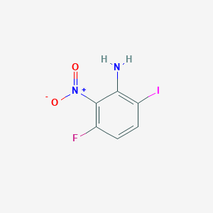 molecular formula C6H4FIN2O2 B11769283 3-Fluoro-6-iodo-2-nitroaniline 