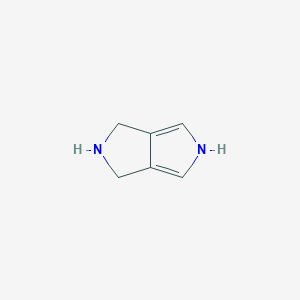 molecular formula C6H8N2 B11769288 1,2,3,5-Tetrahydropyrrolo[3,4-c]pyrrole 