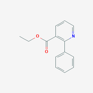 molecular formula C14H13NO2 B117693 2-Phenyl-nicotinic acid ethyl ester CAS No. 144501-28-0