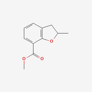 molecular formula C11H12O3 B11769315 Methyl 2-methyl-2,3-dihydrobenzofuran-7-carboxylate 