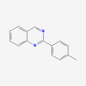 molecular formula C15H12N2 B11769444 2-(P-Tolyl)quinazoline 