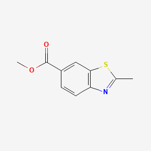 molecular formula C10H9NO2S B11769603 Methyl 2-methylbenzo[d]thiazole-6-carboxylate 