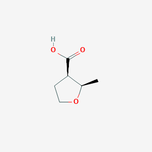 molecular formula C6H10O3 B11769782 cis-2-Methyltetrahydrofuran-3-carboxylic acid 