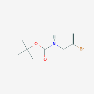 molecular formula C8H14BrNO2 B11769876 N-Boc-2-bromo-2-propen-1-amine 