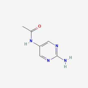 molecular formula C6H8N4O B11769901 N-(2-Aminopyrimidin-5-yl)acetamide 