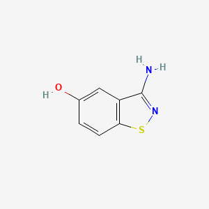 molecular formula C7H6N2OS B11769955 3-Aminobenzo[d]isothiazol-5-ol CAS No. 613262-22-9