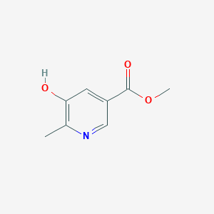 molecular formula C8H9NO3 B11769959 Methyl 5-hydroxy-6-methylnicotinate CAS No. 37531-16-1
