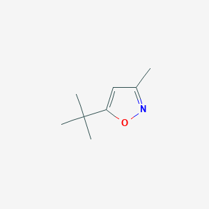 molecular formula C8H13NO B11769977 5-Tert-butyl-3-methyl-1,2-oxazole CAS No. 41027-44-5