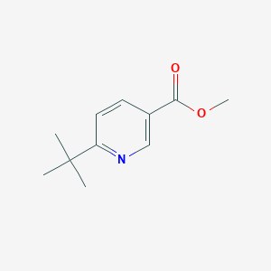 molecular formula C11H15NO2 B11769979 Methyl 6-tert-butylpyridine-3-carboxylate CAS No. 83063-10-9