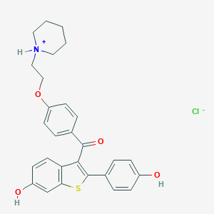 molecular formula C28H28ClNO4S B001177 Raloxifene Hydrochloride CAS No. 82640-04-8