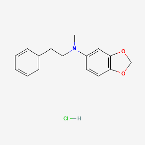 molecular formula C16H18ClNO2 B11770033 N-Methyl-N-phenethylbenzo[d][1,3]dioxol-5-amine hydrochloride 