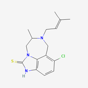 molecular formula C16H20ClN3S B11770148 HIV-1 inhibitor-69 CAS No. 257891-65-9