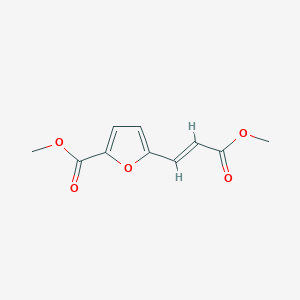 molecular formula C10H10O5 B11770285 (E)-Methyl 5-(3-methoxy-3-oxoprop-1-en-1-yl)furan-2-carboxylate CAS No. 58293-86-0