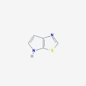 molecular formula C5H4N2S B11770340 4H-Pyrrolo[3,2-d]thiazole CAS No. 59839-75-7