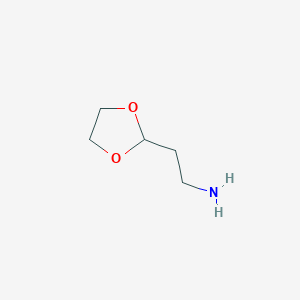 molecular formula C5H11NO2 B117716 2-(2-Aminoethyl)-1,3-dioxolane CAS No. 5754-35-8