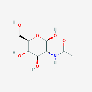 molecular formula C₈H₁₅¹⁵NO₆ B117717 2-acetamido-2-deoxy-beta-D-glucopyranose CAS No. 72-87-7