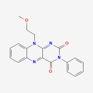molecular formula C19H16N4O3 B11771743 NSC 288387 CAS No. 61369-43-5